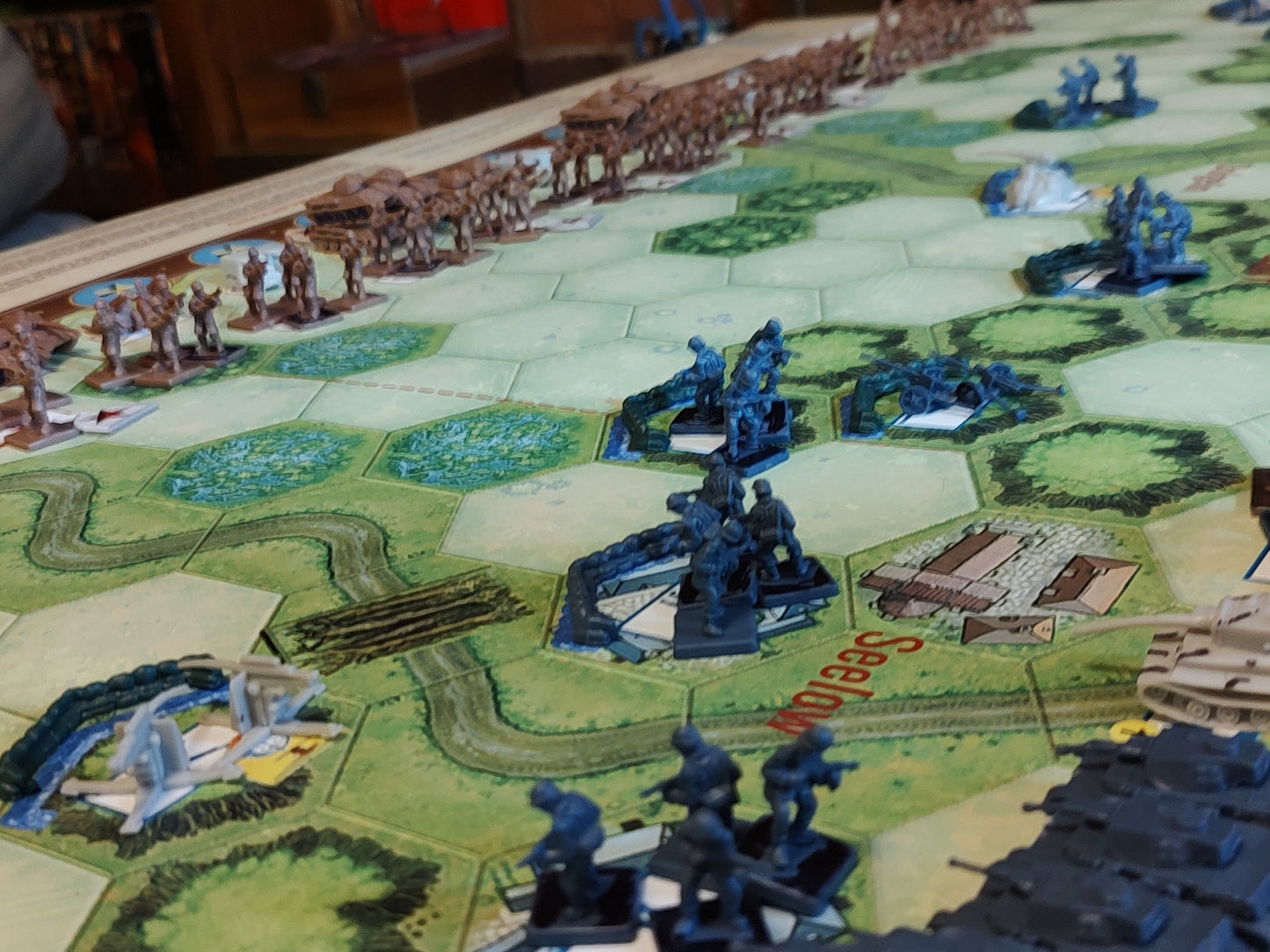 MEMOIR 44 SEELOW HEIGHTS, BERLIN DELUXE VINYL PREPRINTED OVERLORD WATERPROOF MAT