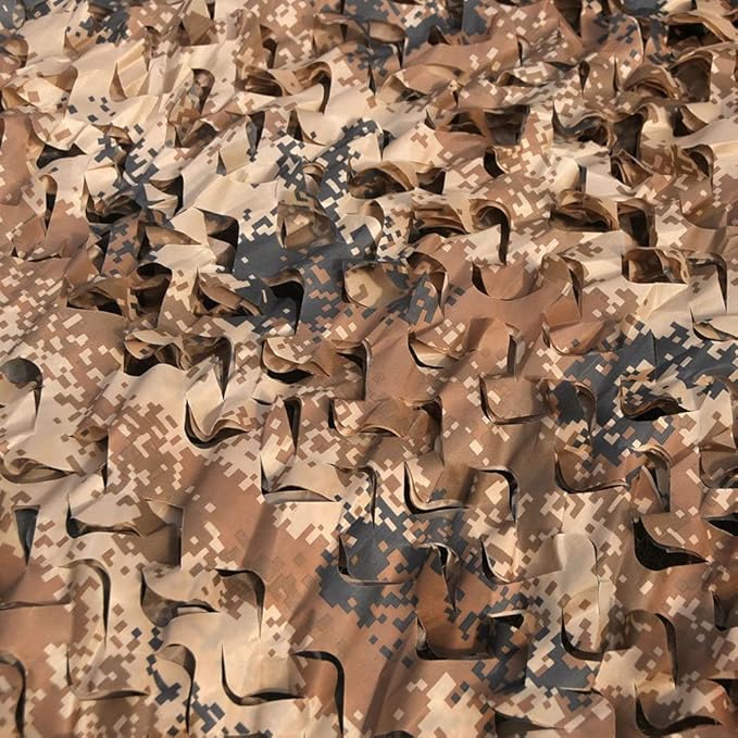 Camo-Leo™ Desert Mirage Netting 1.5x6M – Tactical Camo Shade, Cut it to fit