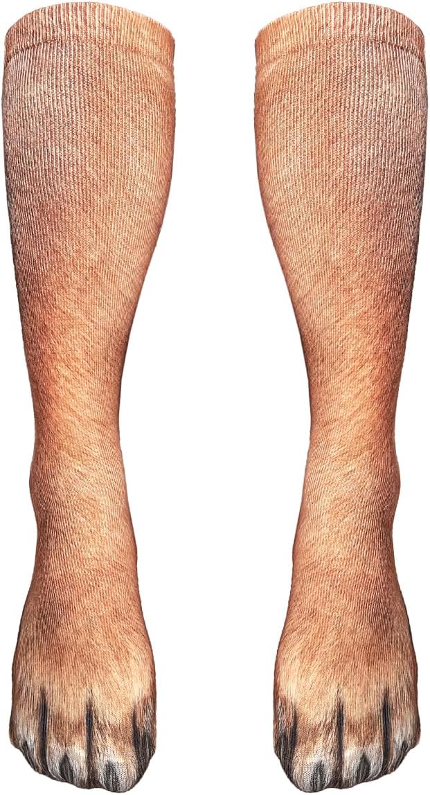 Animal Paws Dog Socks - Funny 3D Animal Socks