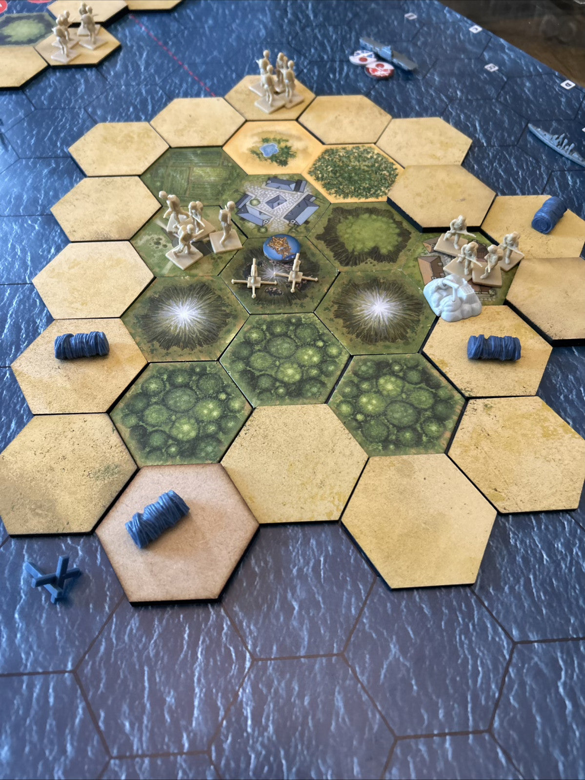 MEMOIR 44 SEA PACK STANDARD BREAKTHROUGH NAVAL WARFARE BATTLE MAT - DELUXE VINYL