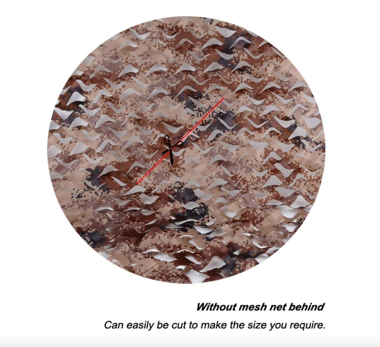 Camo-Leo™ Desert Mirage Netting 1.5x6M – Tactical Camo Shade, Cut it to fit