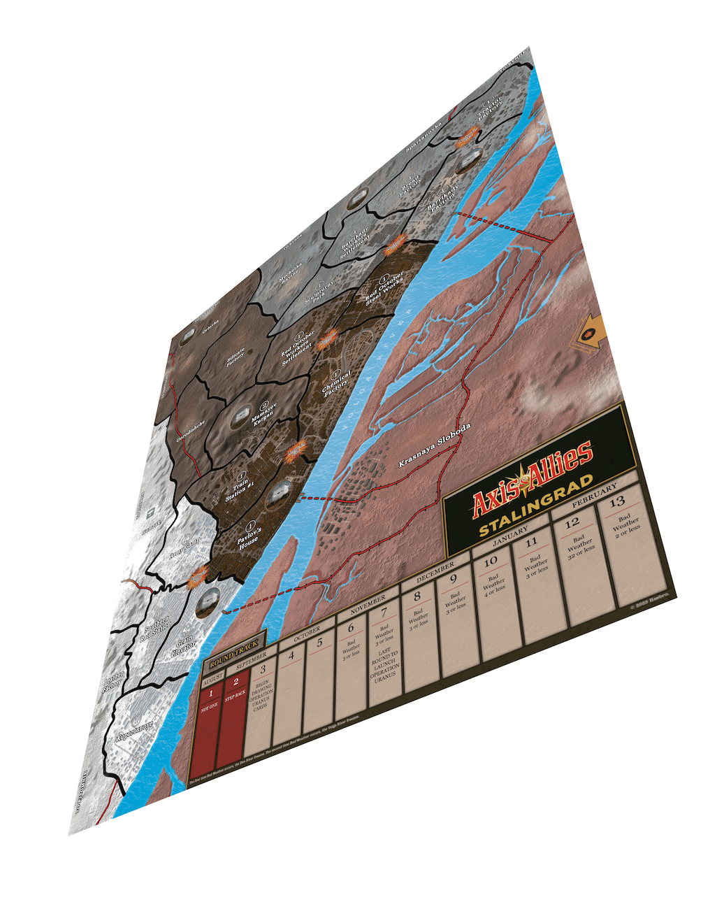 Axis & Allies Stalingrad DELUXE VINYL MAP SET 🎲 300% MORE MAP THAN THE ORIGINALS