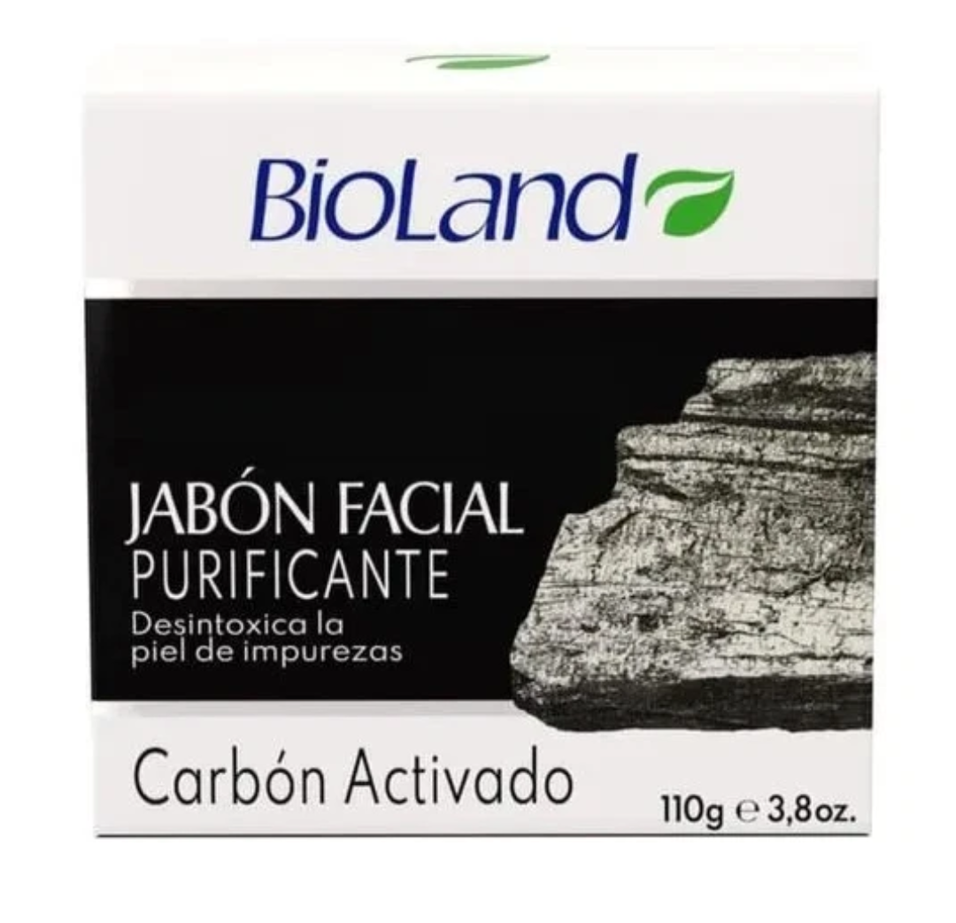 Bioland Organic Vegan Soap 100% Natural Charcoal - CARBÓN ACTIVADO - COSTA RICA