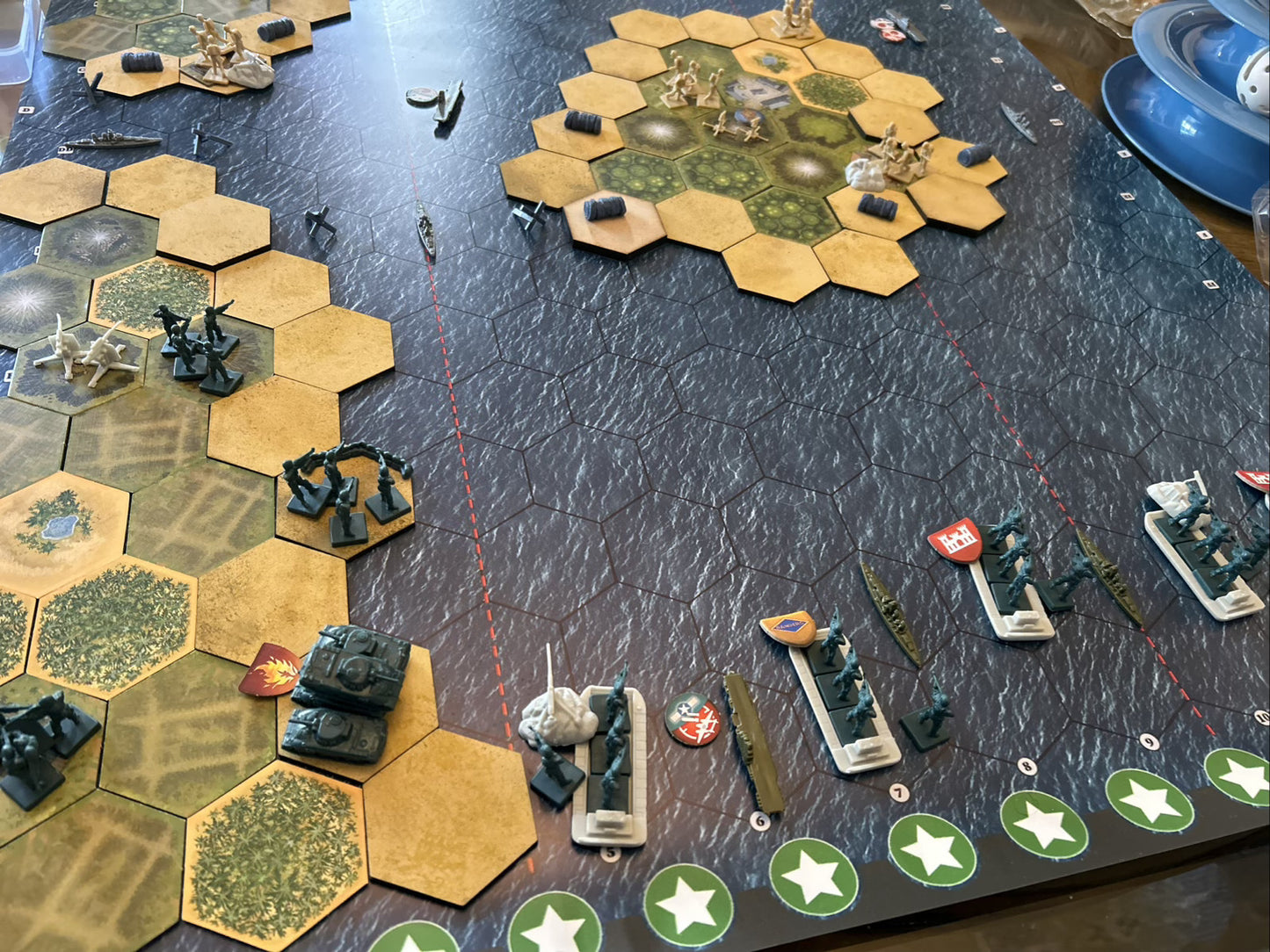 MEMOIR 44 SEA PACK STANDARD BREAKTHROUGH NAVAL WARFARE BATTLE MAT - DELUXE VINYL