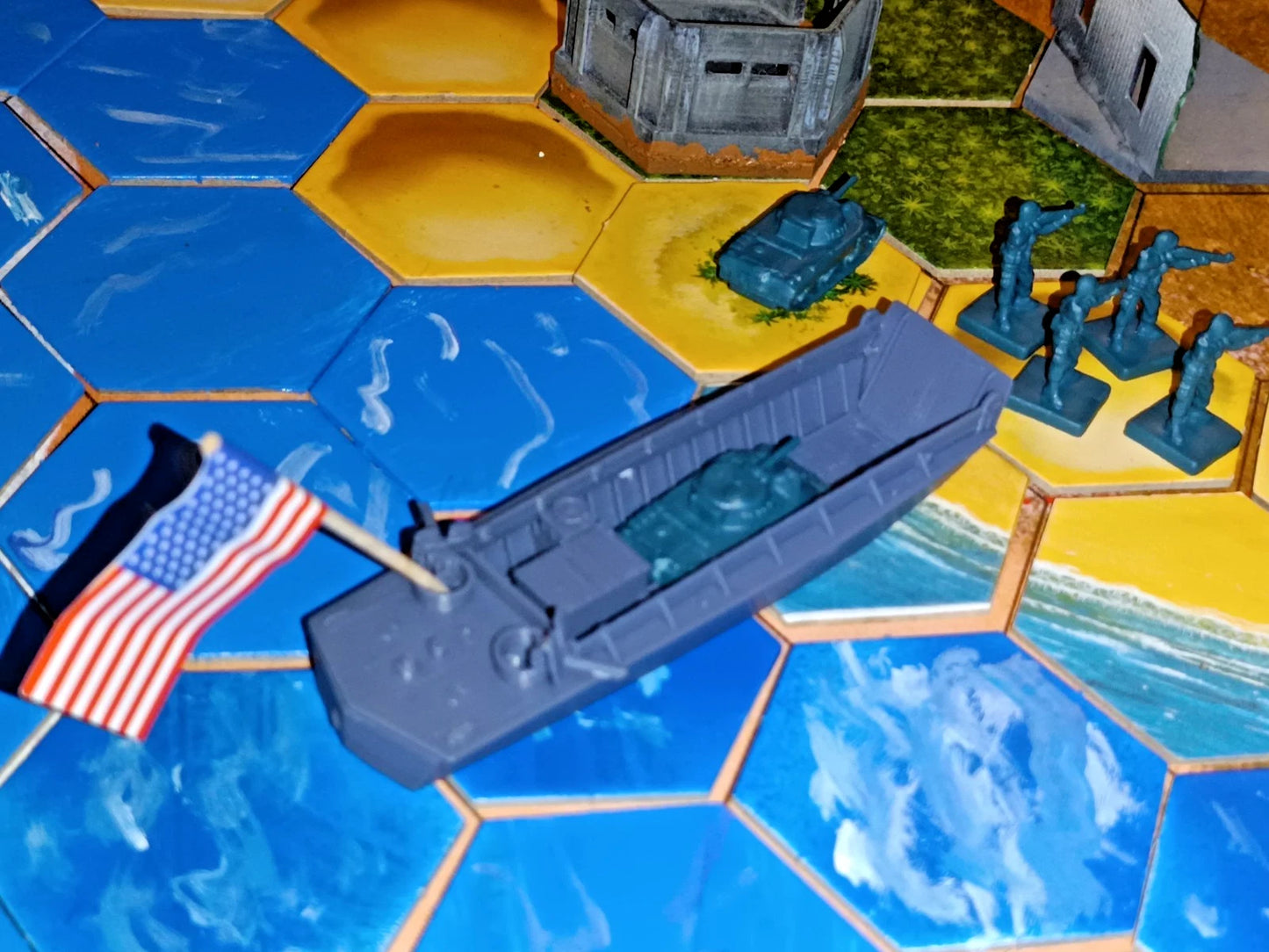 MEMOIR 44 PACIFIC LCVP HIGGINS BOAT LANDING CRAFT VEHICLE PERSONNEL IWO JIMA