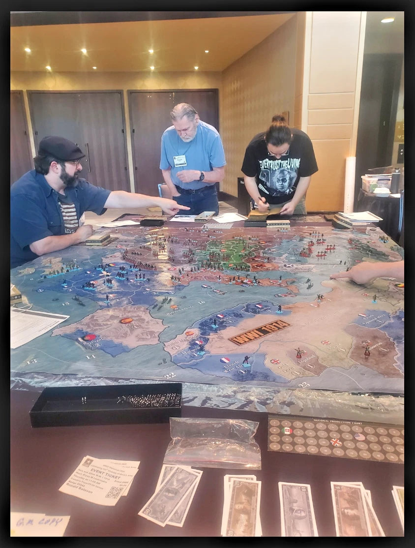 Axis & Allies WWI 1914 GIANT 72"x72" DELUXE VINYL MAT WATERPROOF SUPERSIZED