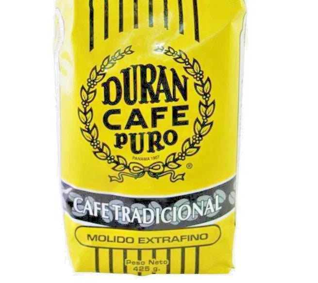 🇵🇦 PANAMA COFFEE DURÁN CAFÉ PURO MOLIDO EXTRAFINO 425g Extra-fine ground ☕️🌱✈