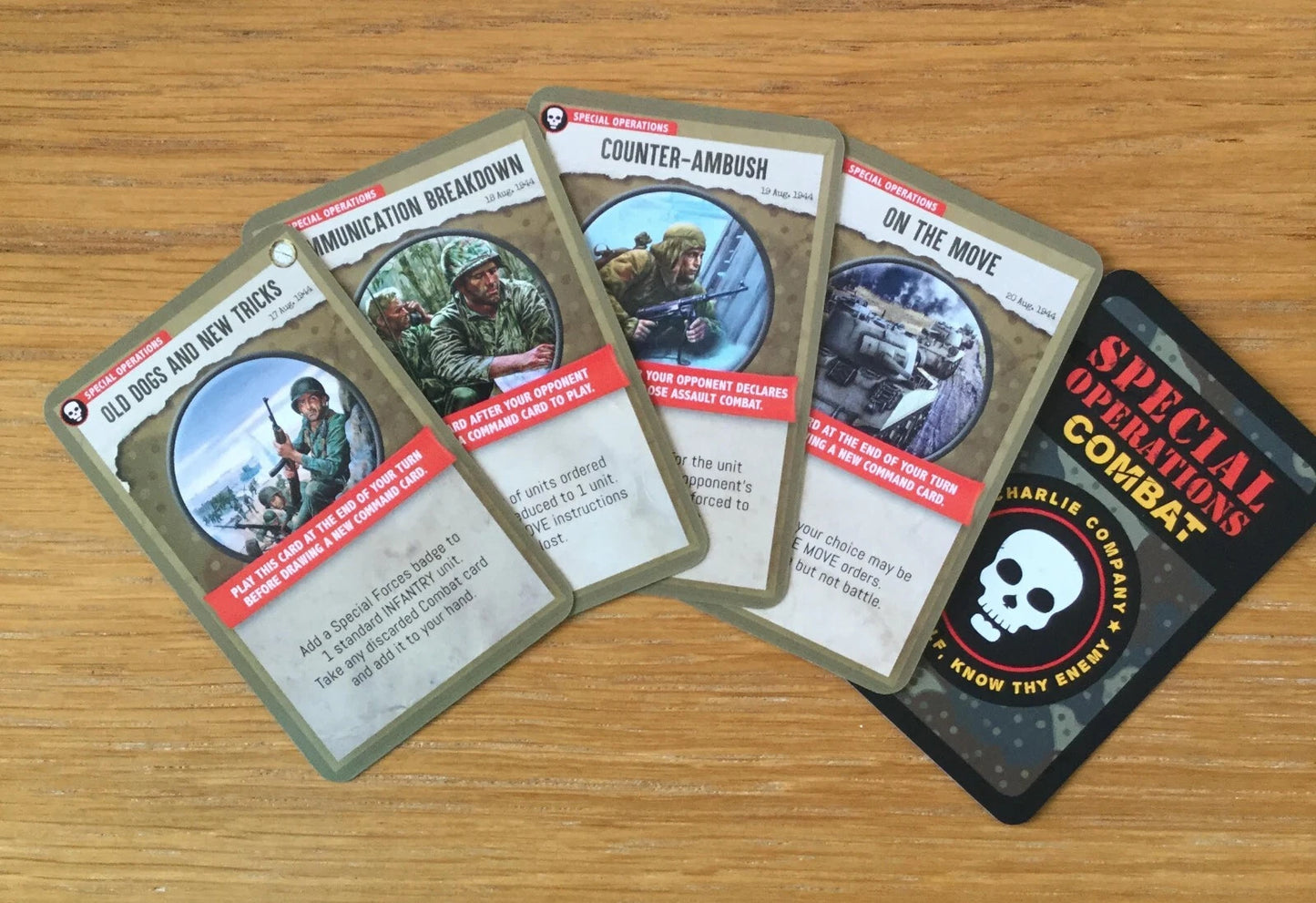 MEMOIR 44 PRINT & PLAY EXPANSION: SPECIAL OPERATIONS FULL SET OF 14 COMBAT DECKS