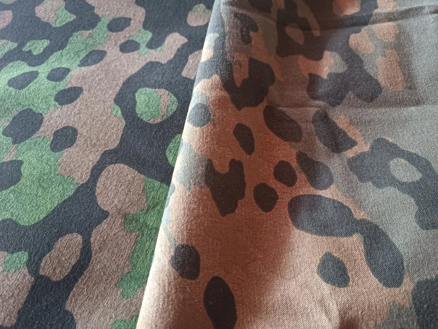 Tactical Waffen SS WWII German Oakleaf Camo Fabric Wehrmacht Eichenlaubmuster