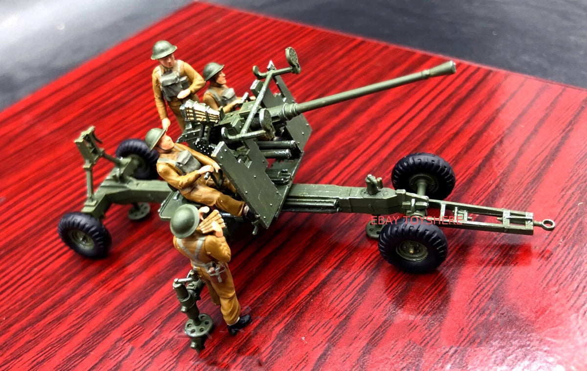 Zvezda 6170 Bofors 40mm AA Gun Mk 1/2 with Crew – 1:72 WWII Model Kit