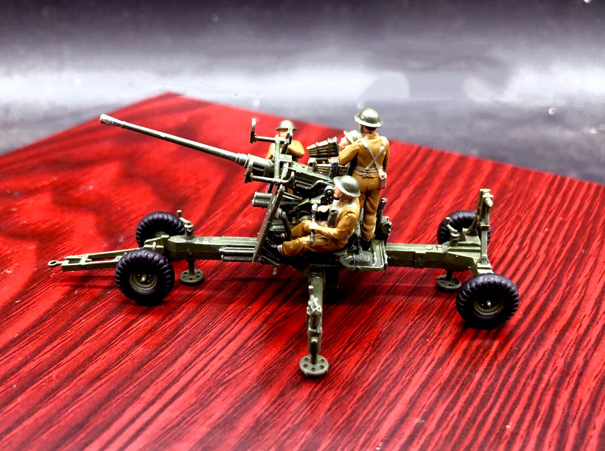 Zvezda 6170 Bofors 40mm AA Gun Mk 1/2 with Crew – 1:72 WWII Model Kit
