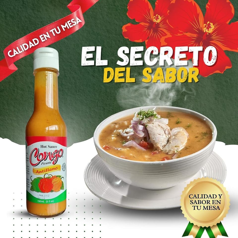 CONGO PICANTE ANTILLANO HOT SAUCE DE PANAMÁ – 5oz (150ml)  Authentic Panamanian Caribbean Hot Sauce