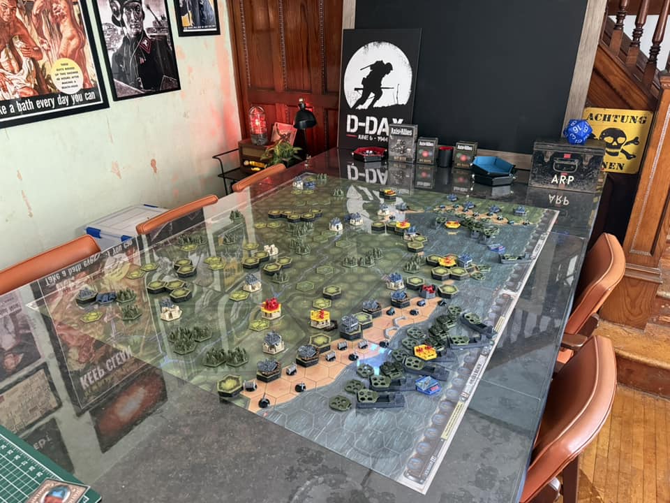 MEMOIR '44 D-DAY LANDINGS EXPANSION - DELUXE VINYL MATS (WATERPROOF) SIX MAP SUITE