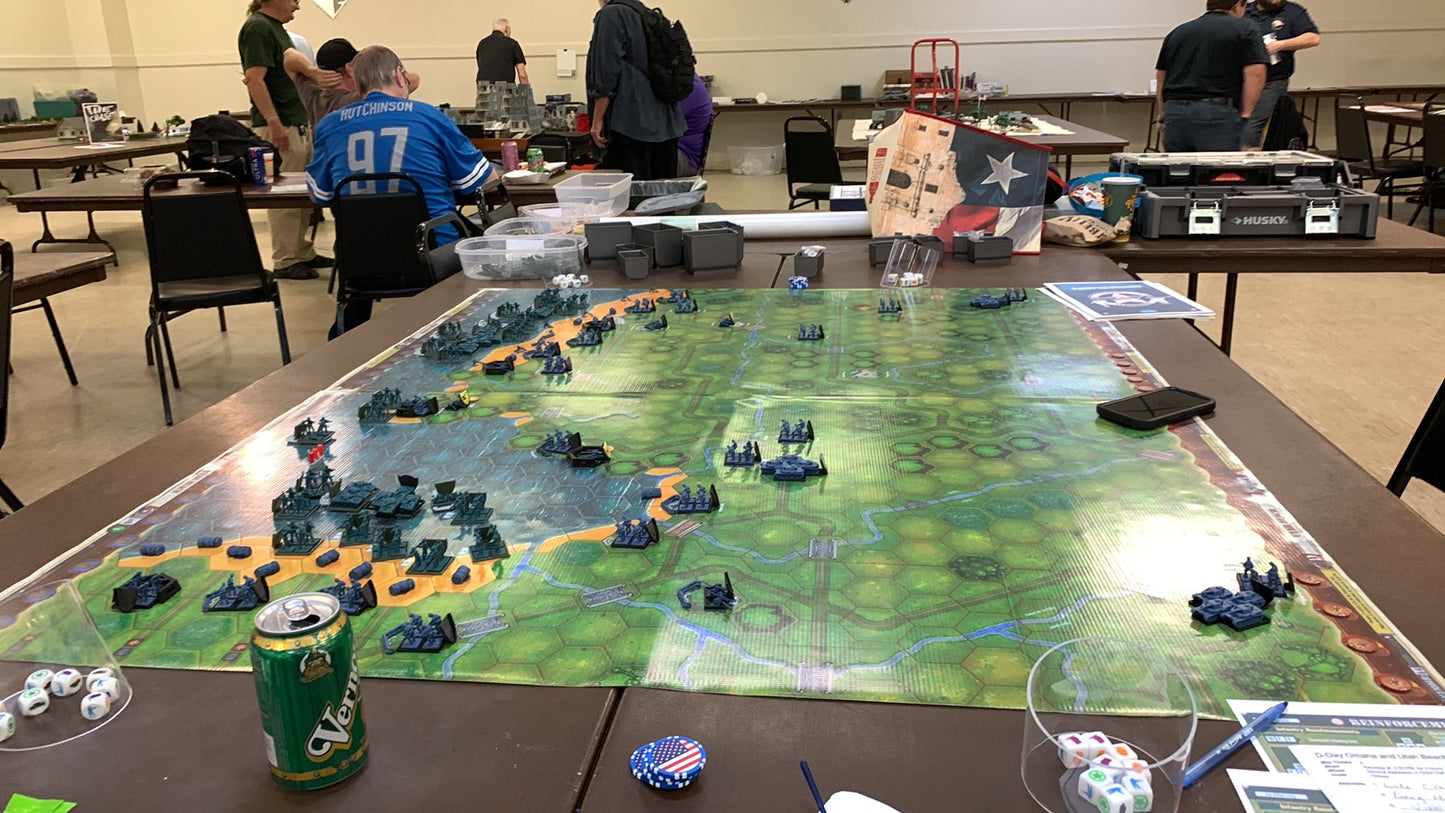 MEMOIR '44 D-DAY LANDINGS EXPANSION - DELUXE VINYL MATS (WATERPROOF) SIX MAP SUITE