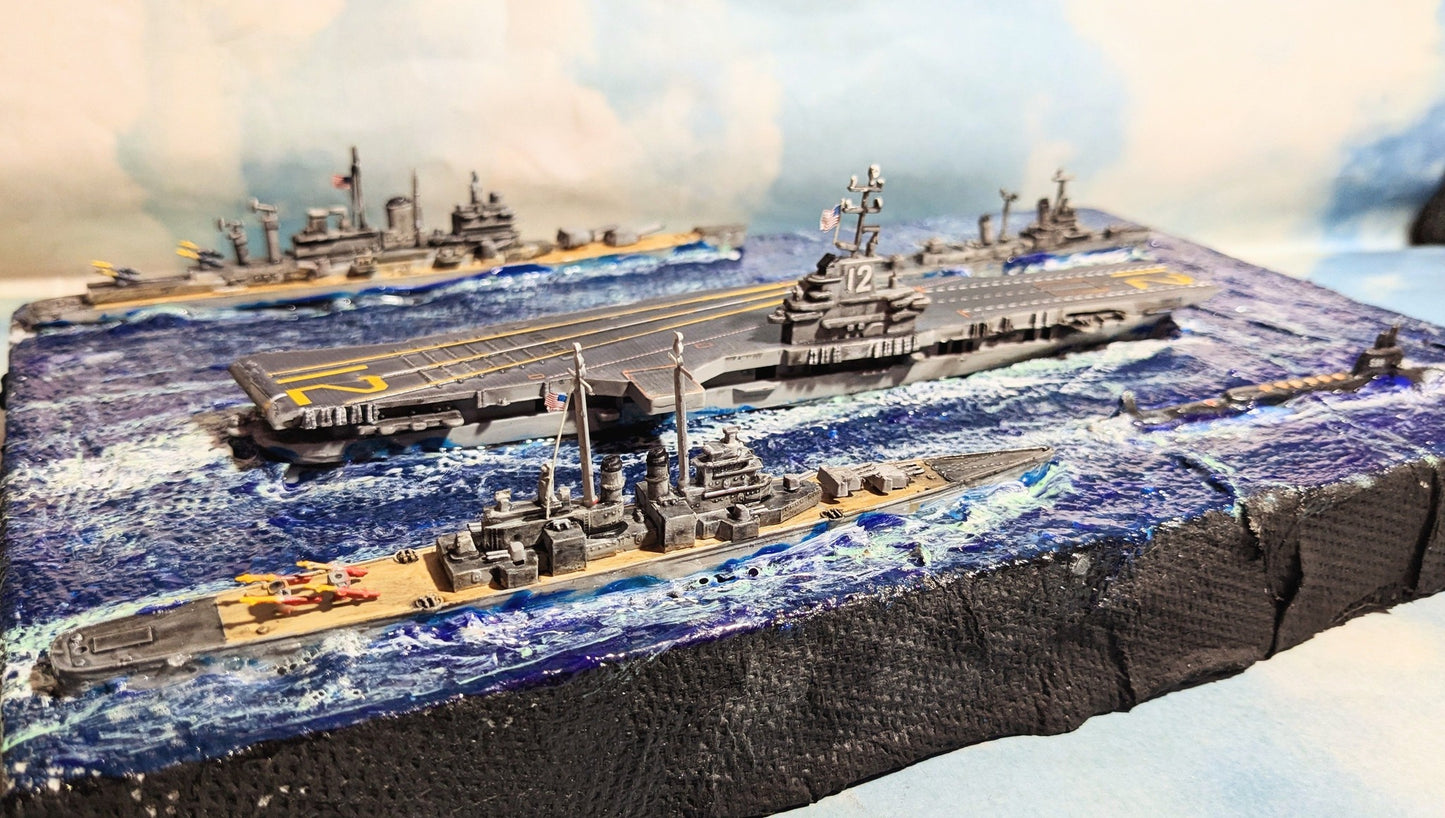 Atlantis Model 1/1200 scale US Combat Task Force Fleet 12 US NAVY Ships REISSUED