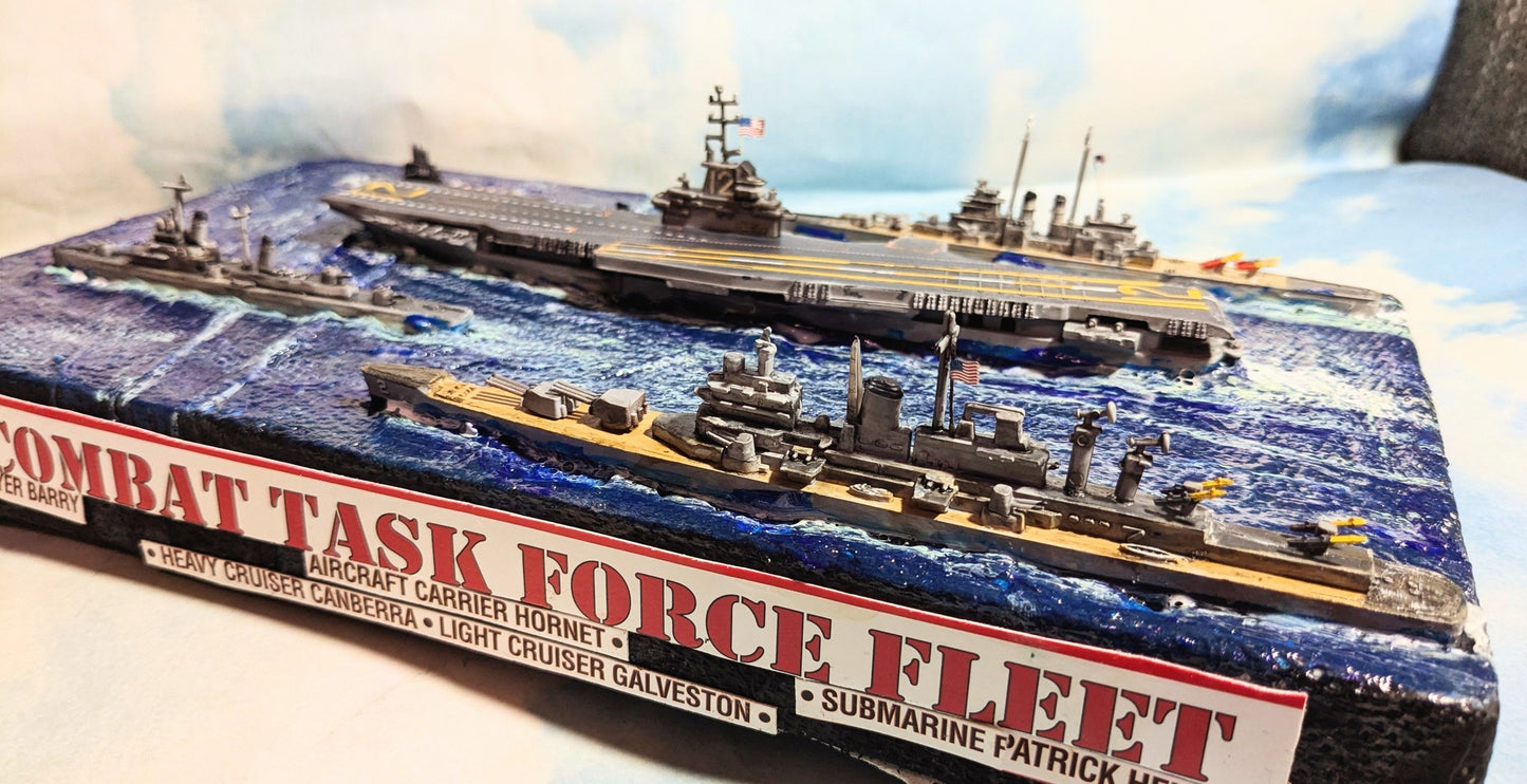 Atlantis Model 1/1200 scale US Combat Task Force Fleet 12 US NAVY Ships REISSUED