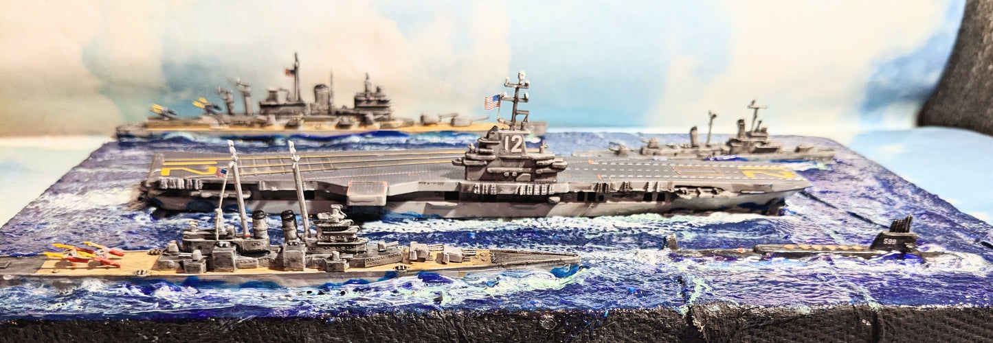 Atlantis Model 1/1200 scale US Combat Task Force Fleet 12 US NAVY Ships REISSUED