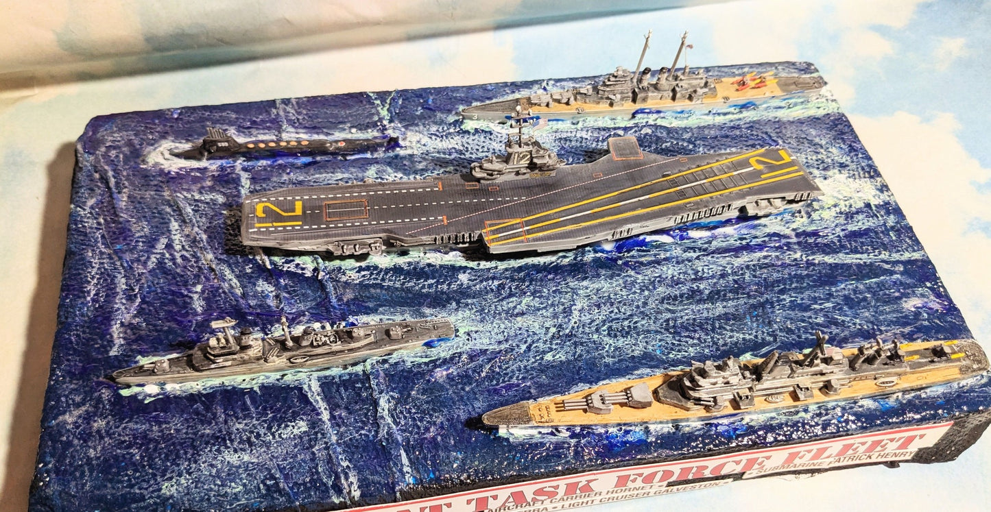 Atlantis Model 1/1200 scale US Combat Task Force Fleet 12 US NAVY Ships REISSUED