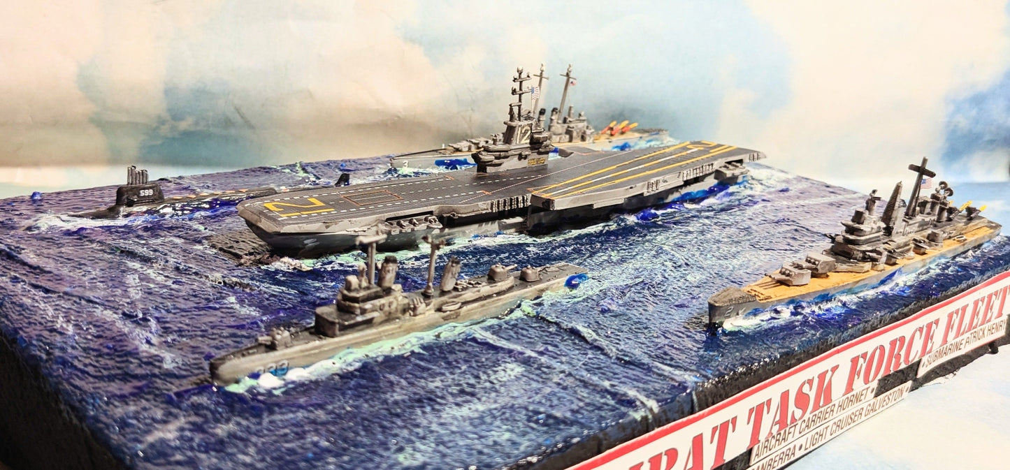 Atlantis Model 1/1200 scale US Combat Task Force Fleet 12 US NAVY Ships REISSUED