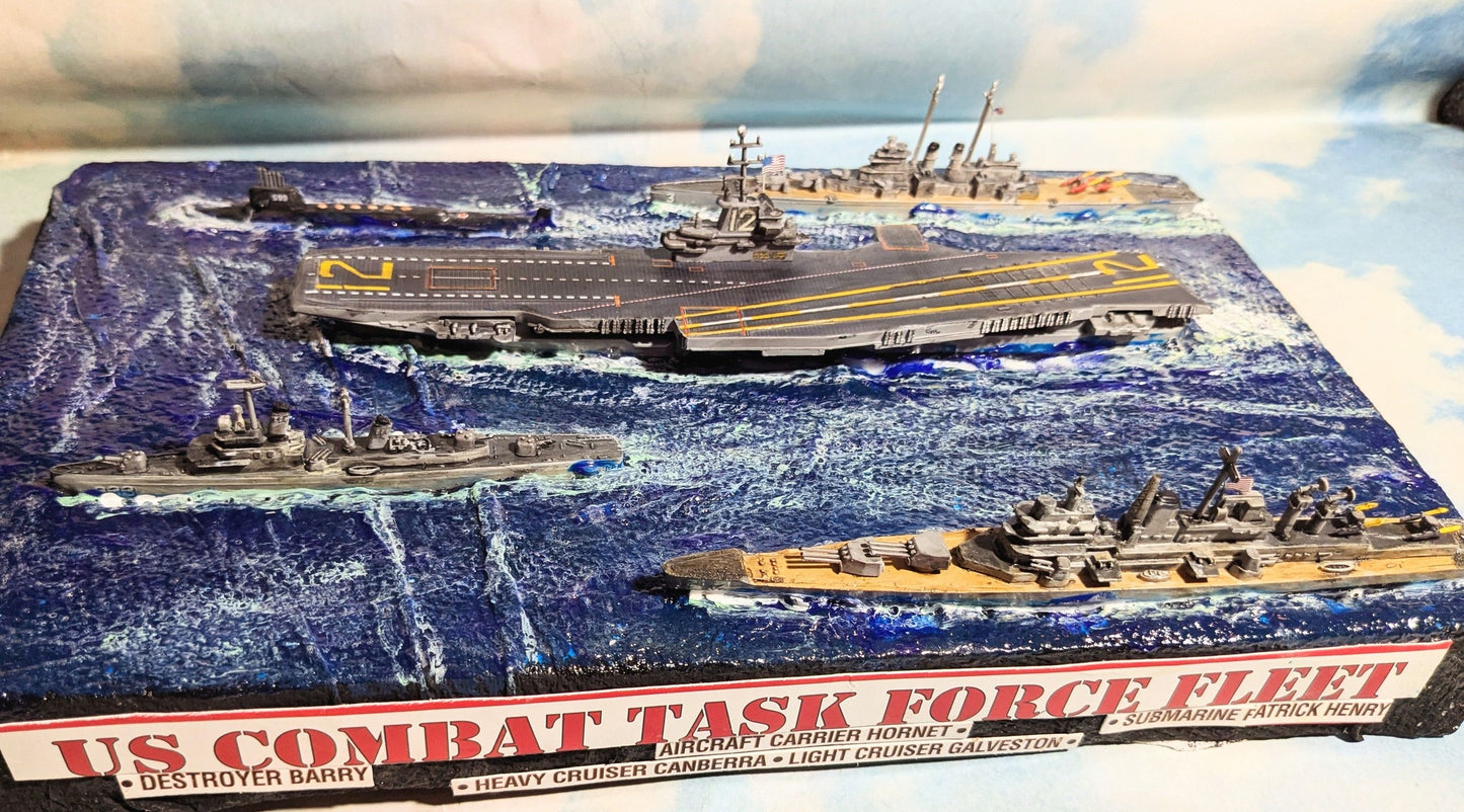 Atlantis Model 1/1200 scale US Combat Task Force Fleet 12 US NAVY Ships REISSUED