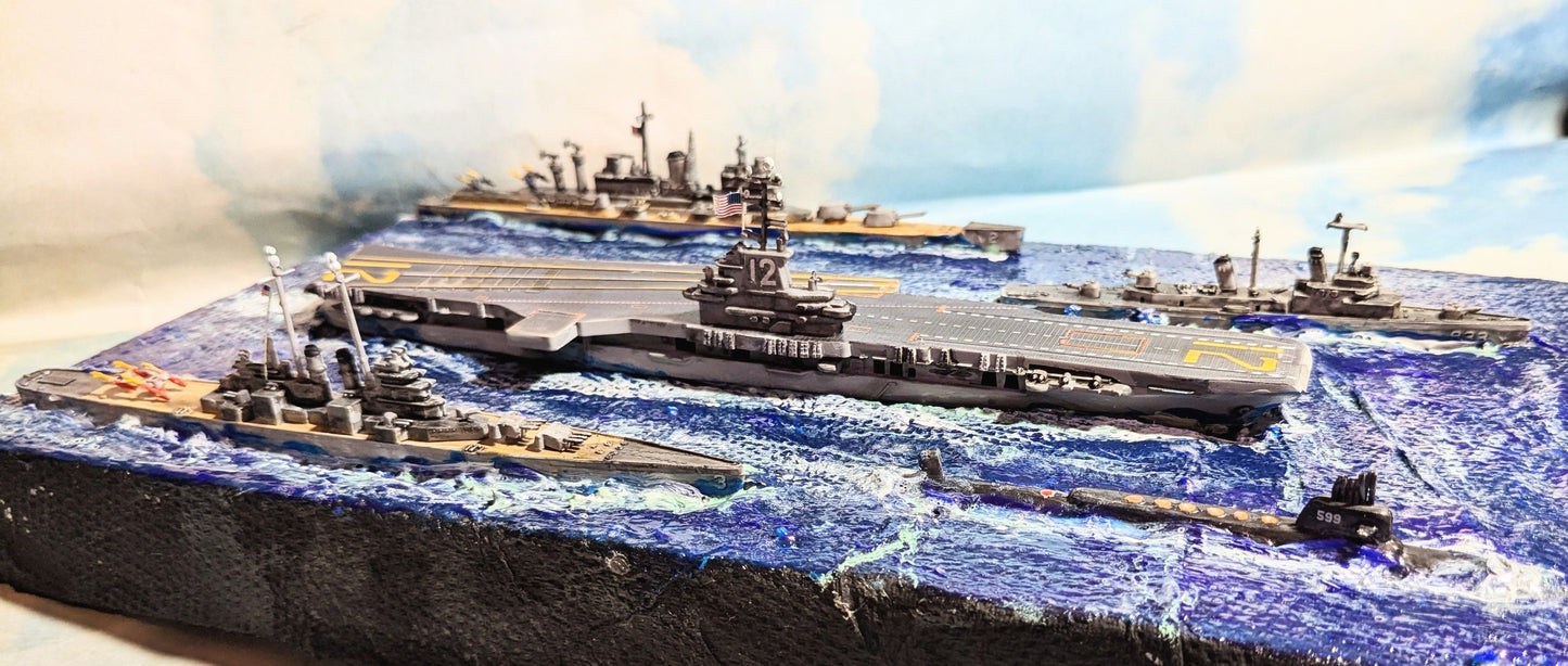 Atlantis Model 1/1200 scale US Combat Task Force Fleet 12 US NAVY Ships REISSUED