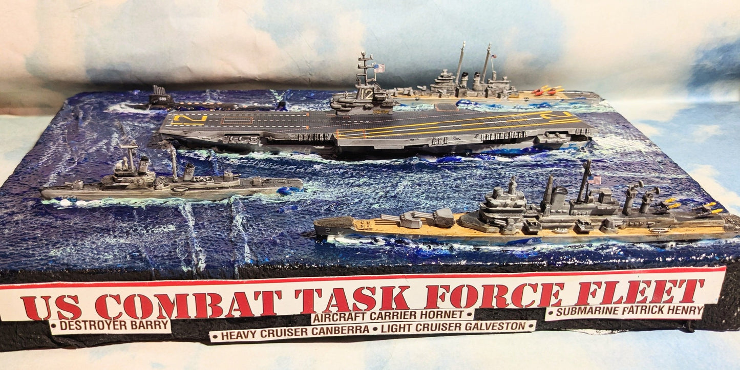 Atlantis Model 1/1200 scale US Combat Task Force Fleet 12 US NAVY Ships REISSUED