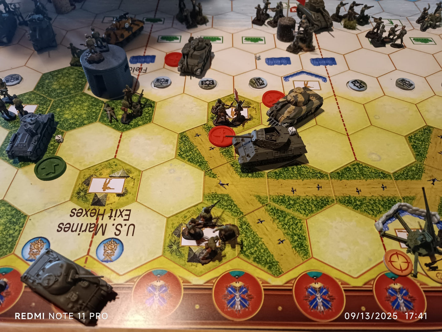 MEMOIR 44 OVERLORD WATERPROOF  MAT – PELELIU LANDINGS PACIFIC SEPTEMBER 15, 1944