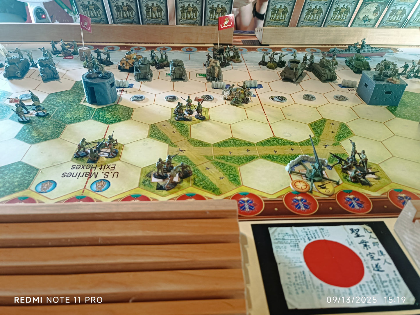 MEMOIR 44 OVERLORD WATERPROOF  MAT – PELELIU LANDINGS PACIFIC SEPTEMBER 15, 1944