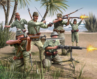 REVELL 1/72 WWII PACIFIC THEATER JAPANESE INFANTRY – SET 02507