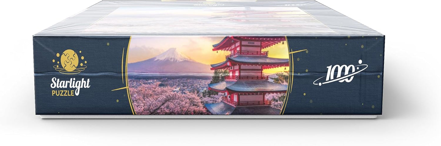 MyPUZZLE Mount Fuji & Chureito Pagoda at Sunset 1000 Piece Jigsaw Puzzle JAPAN