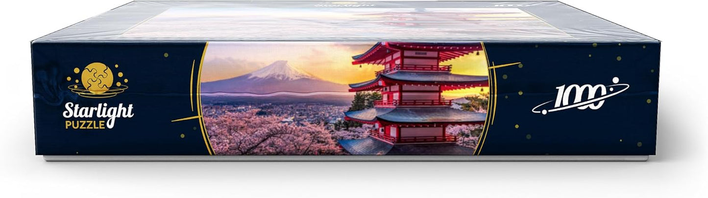 MyPUZZLE Mount Fuji & Chureito Pagoda at Sunset 1000 Piece Jigsaw Puzzle JAPAN
