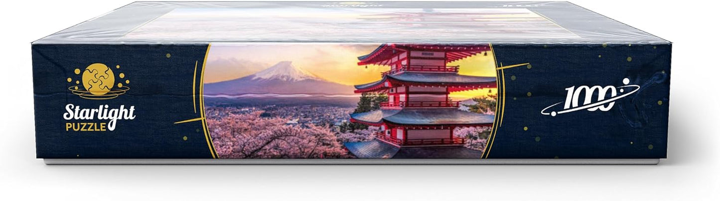 MyPUZZLE Mount Fuji & Chureito Pagoda at Sunset 1000 Piece Jigsaw Puzzle JAPAN
