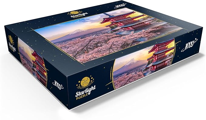 MyPUZZLE Mount Fuji & Chureito Pagoda at Sunset 1000 Piece Jigsaw Puzzle JAPAN