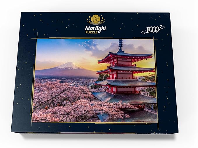 MyPUZZLE Mount Fuji & Chureito Pagoda at Sunset 1000 Piece Jigsaw Puzzle JAPAN