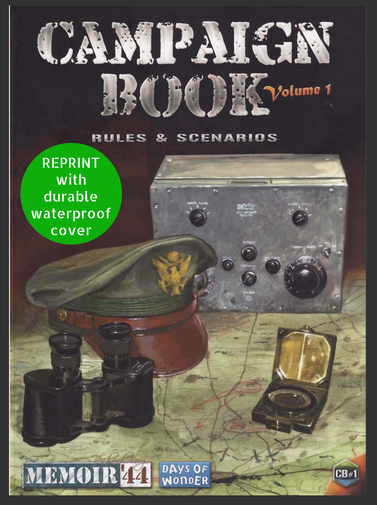 Memoir '44 Campaign Book Vol 1 – Reprint Booklet w/ Waterproof Cover