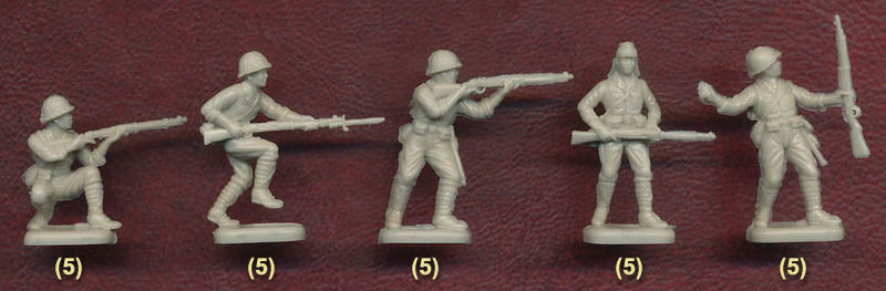 Italeri 6170 WWII Japanese Infantry 1/72 Scale Model Figures (50 Count)