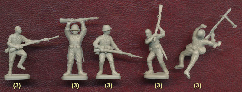 Italeri 6170 WWII Japanese Infantry 1/72 Scale Model Figures (50 Count)
