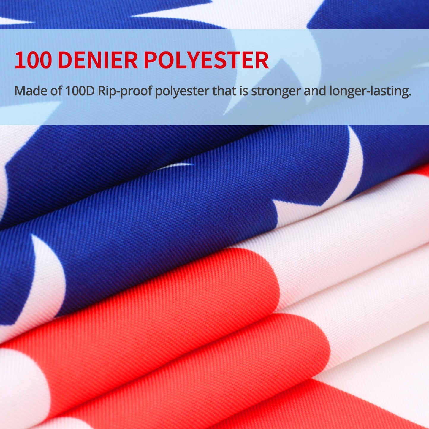 FLAG Anley Fly Breeze 3×5 ft American Flag – USA Flag  Lightweight Polyester | UV Fade Resistant | Brass Grommets | Double-Stitched