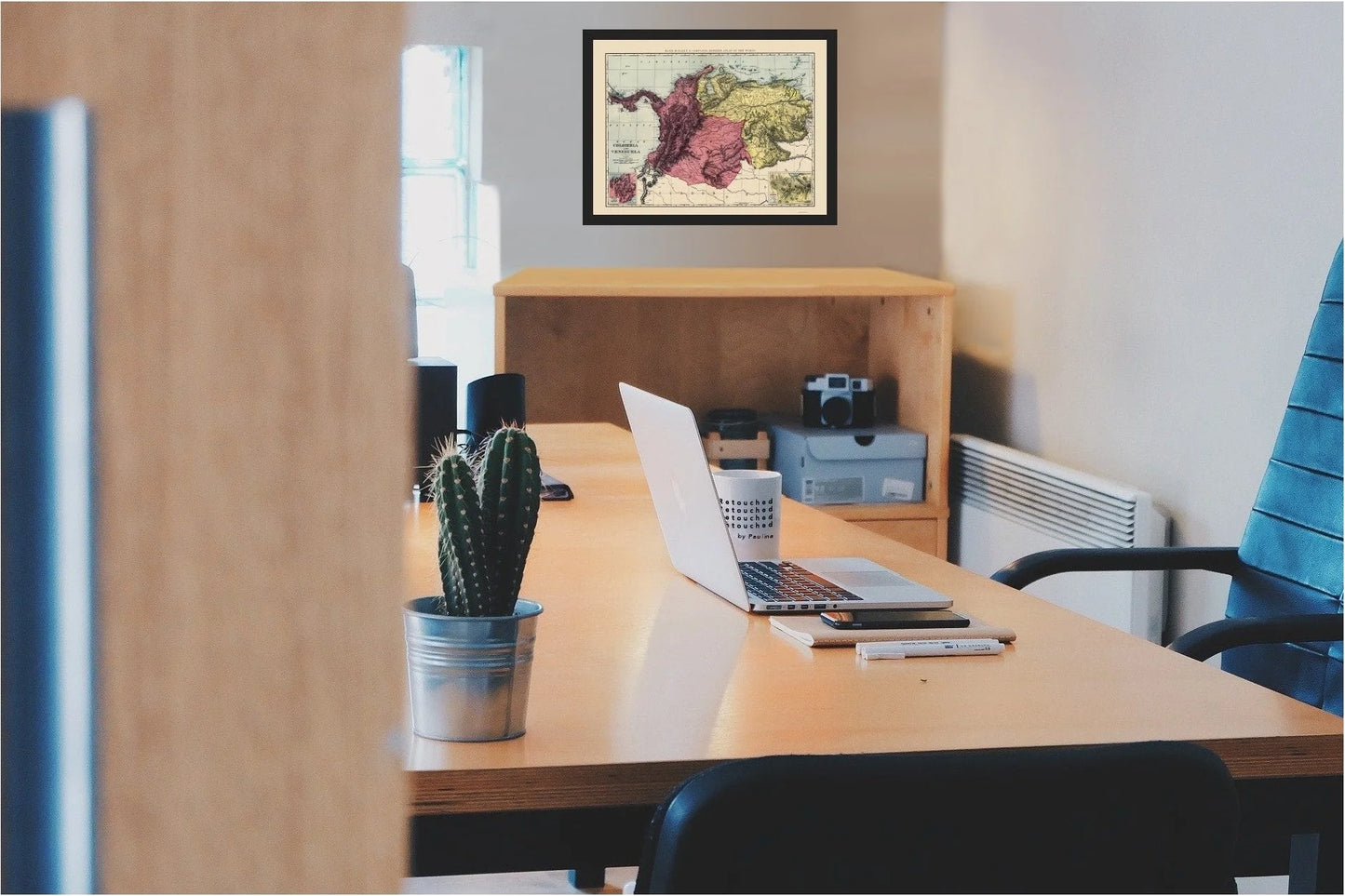 Vintage 1898 Rand McNally Map Colombia & Venezuela | WATERPROOF DELUXE VINYL REP