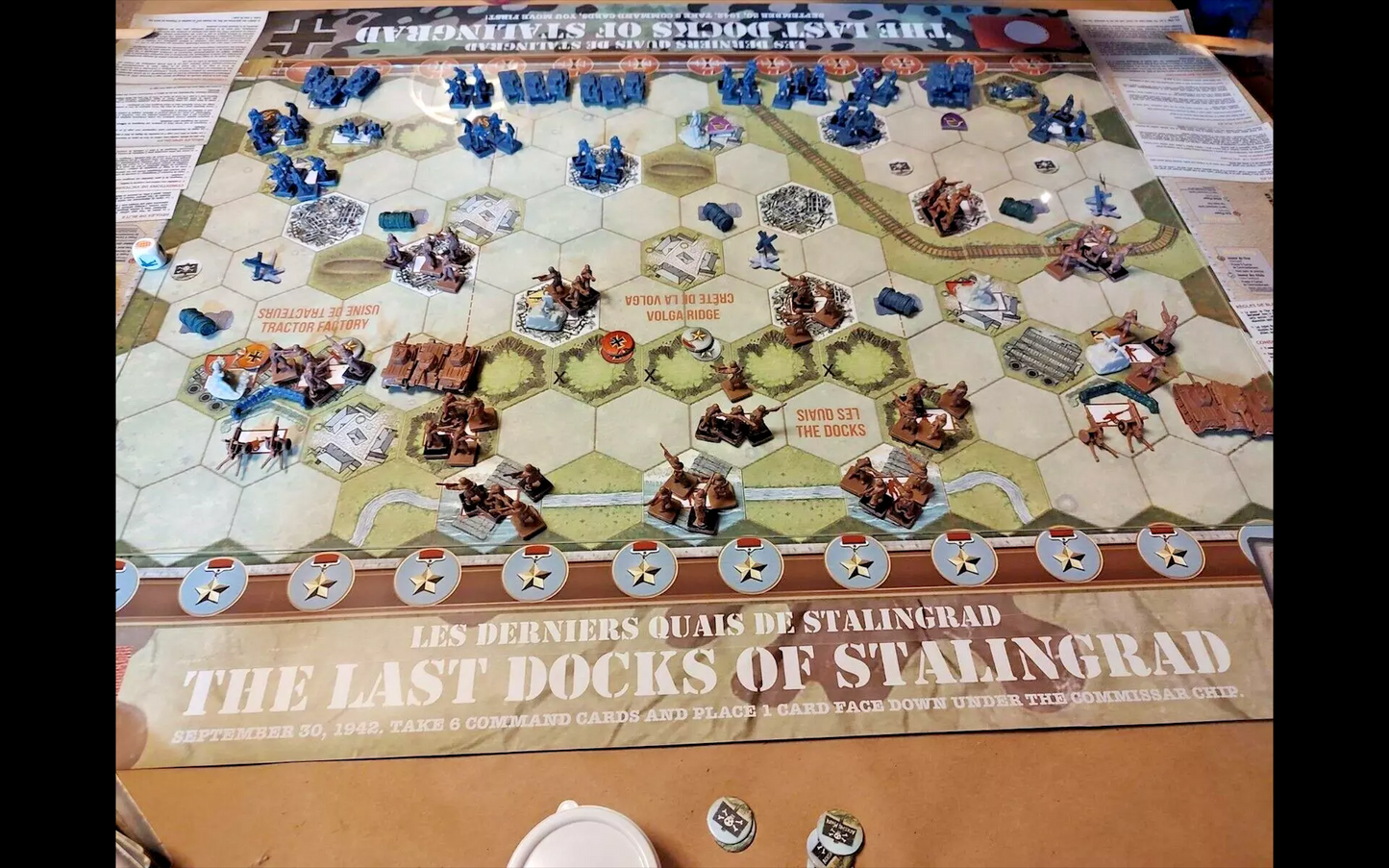MEMOIR 44 EXPANSION – THE LAST DOCKS OF STALINGRAD 🔥 WATERPROOF BATTLE MATS – ON SALE $34.95 🔥