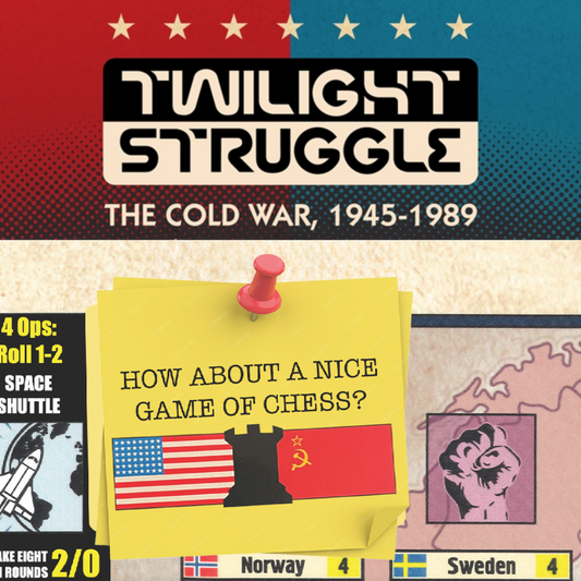 Twilight Struggle 2025 Deluxe Waterproof Mat Cold War 80th Anniversary Board