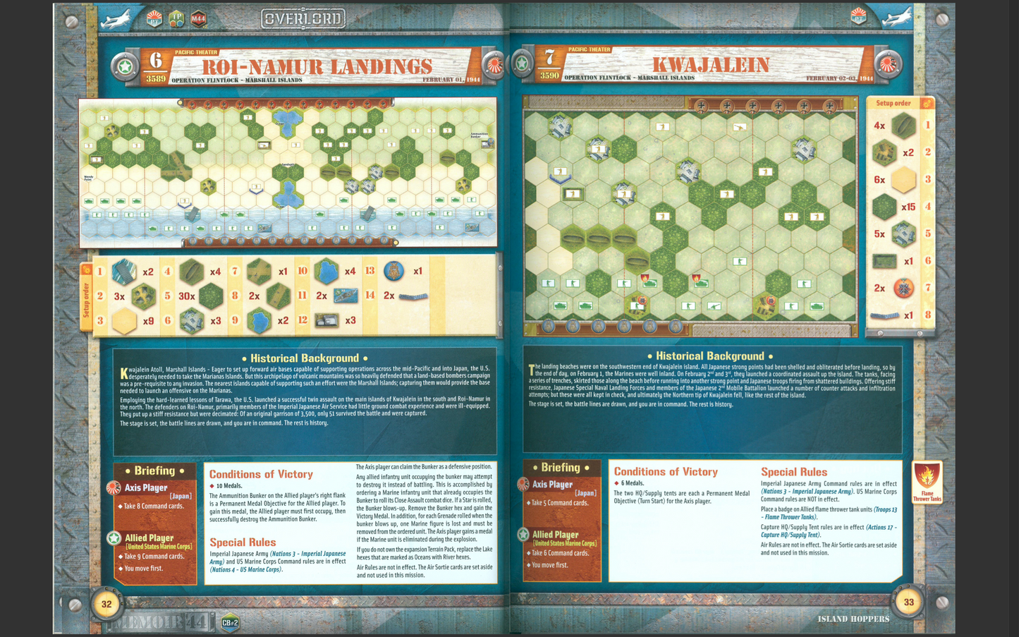 Memoir '44 Campaign Book Vol 2 – Reprint Booklet w/ Waterproof Cover