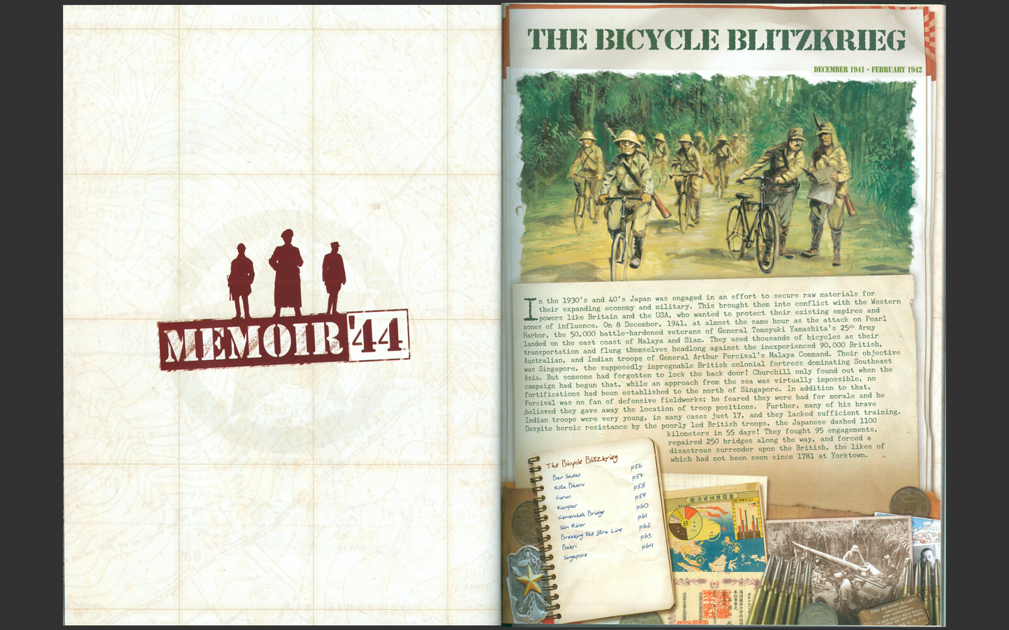 Memoir '44 Campaign Book Vol 2 – Reprint Booklet w/ Waterproof Cover