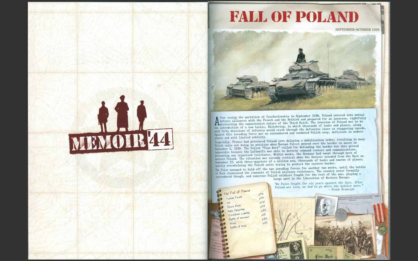 Memoir '44 Campaign Book Vol 2 – Reprint Booklet w/ Waterproof Cover