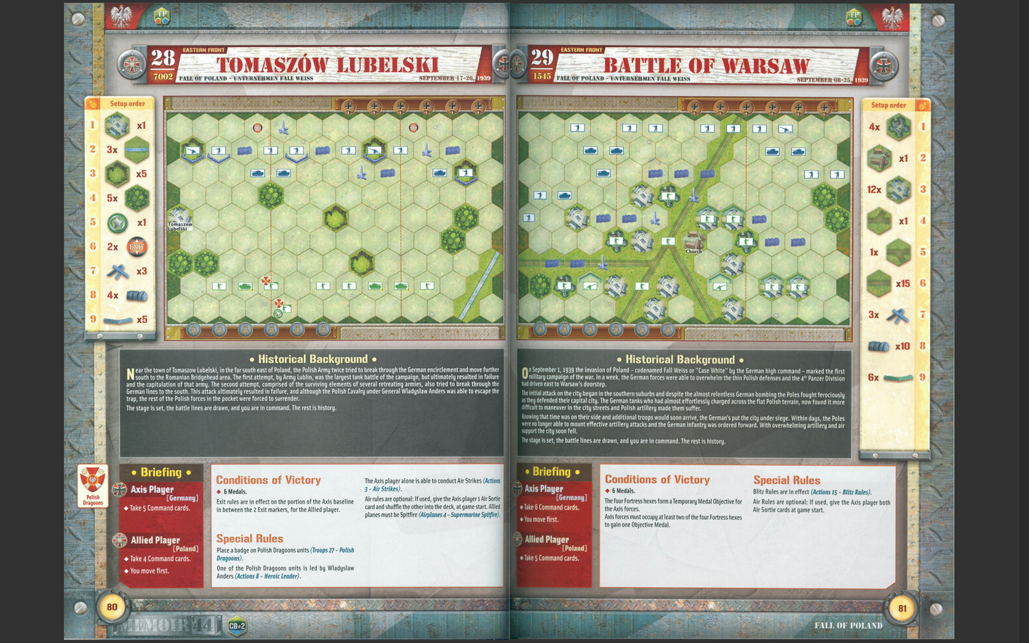 Memoir '44 Campaign Book Vol 2 – Reprint Booklet w/ Waterproof Cover