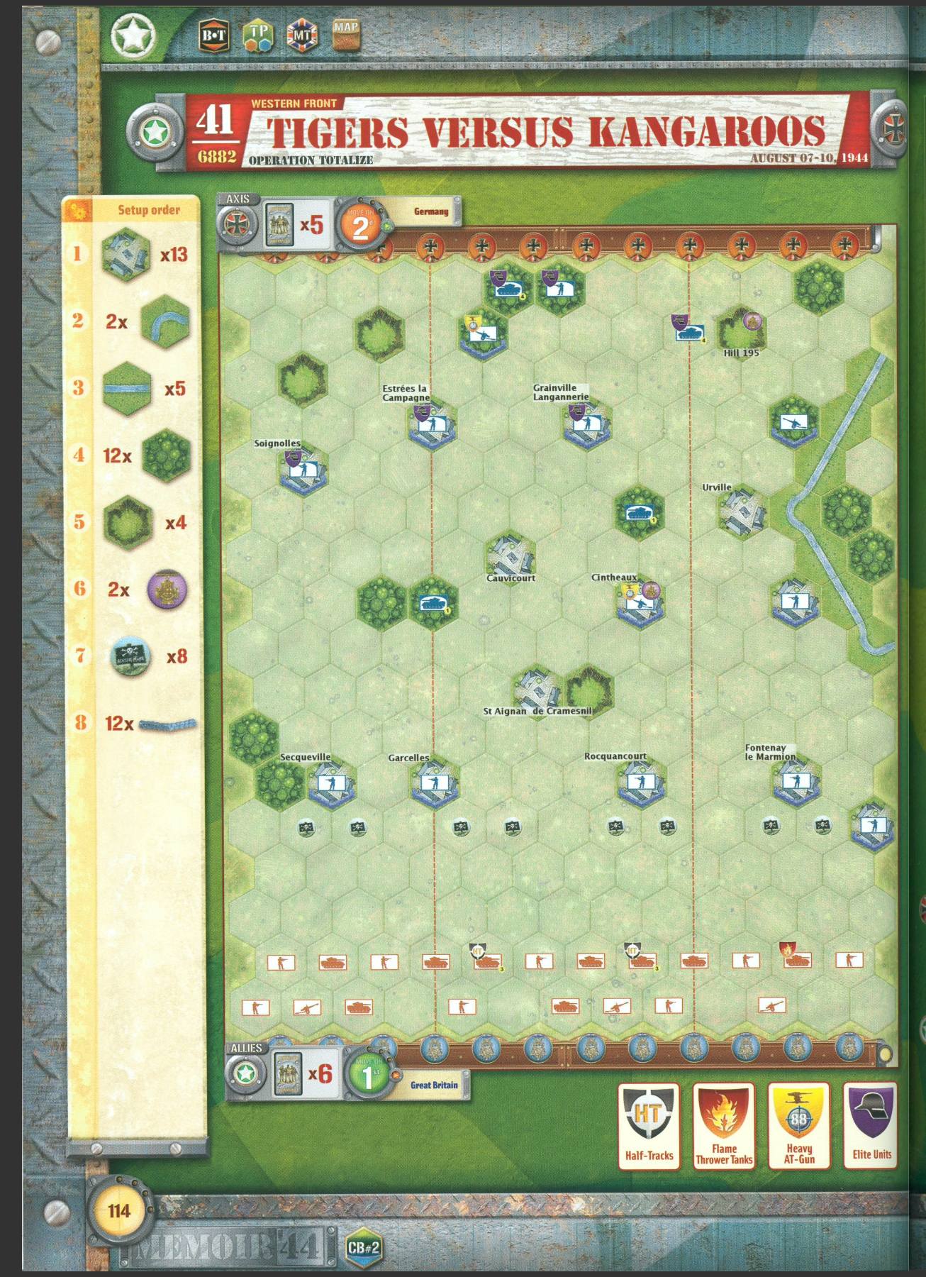 Memoir '44 Campaign Book Vol 2 – Reprint Booklet w/ Waterproof Cover