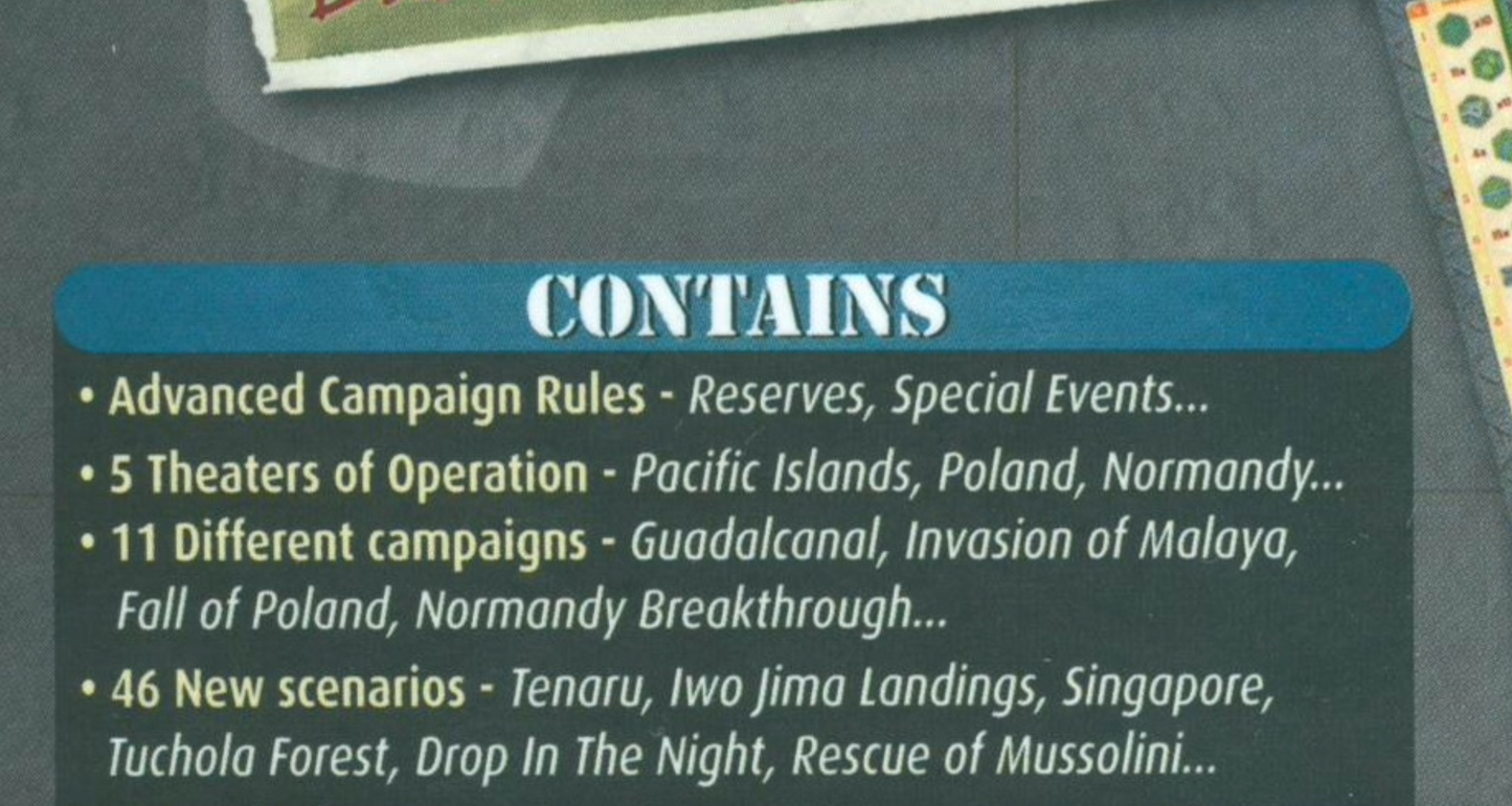 Memoir '44 Campaign Book Vol 2 – Reprint Booklet w/ Waterproof Cover