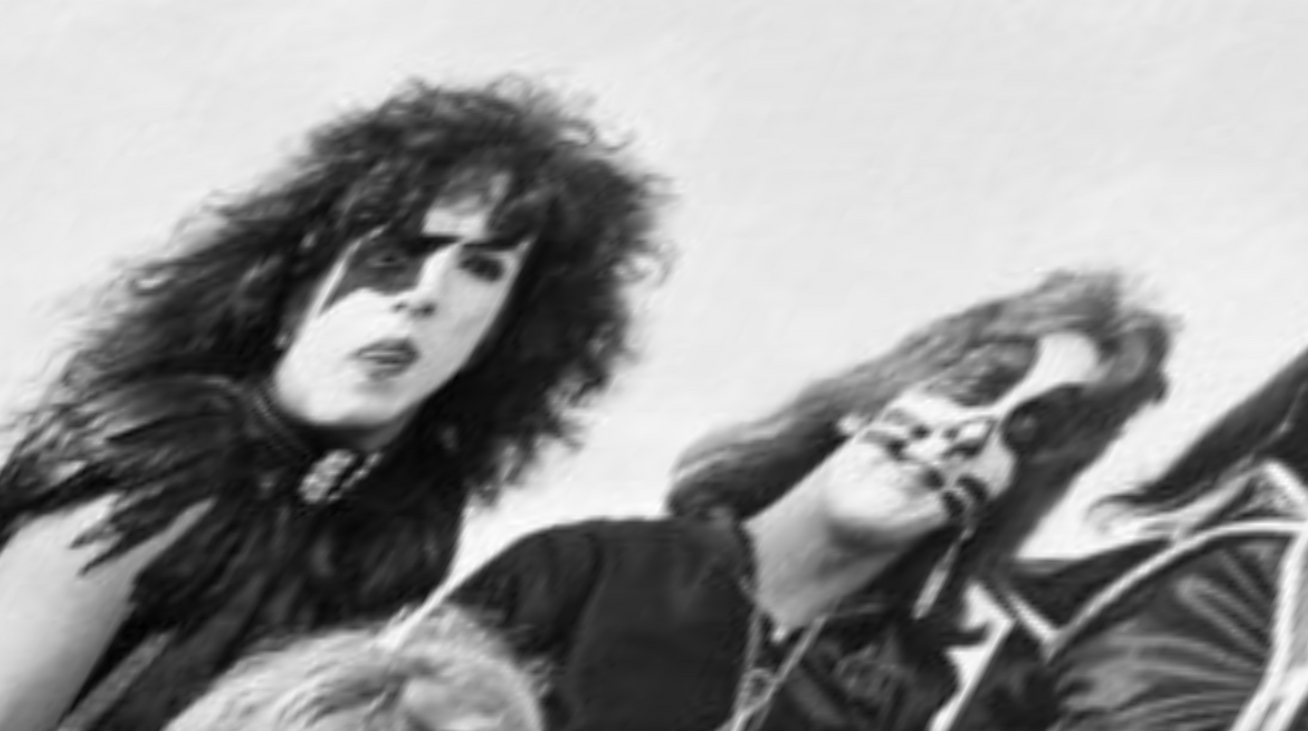 KISS 1975 Cadillac High School MICHIGAN Promo WATERPROOF POSTER 36" x 54"