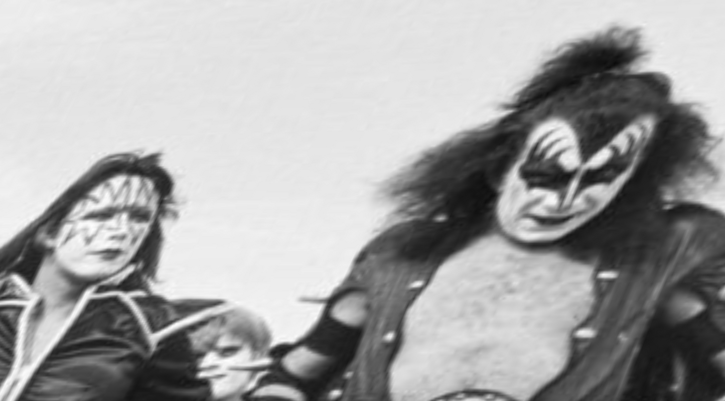 KISS 1975 Cadillac High School MICHIGAN Promo WATERPROOF POSTER 36" x 54"