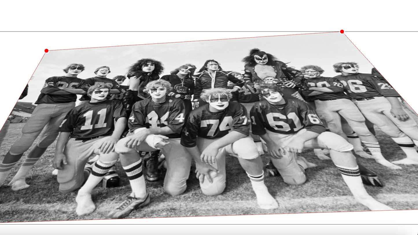 KISS 1975 Cadillac High School MICHIGAN Promo WATERPROOF POSTER 36" x 54"